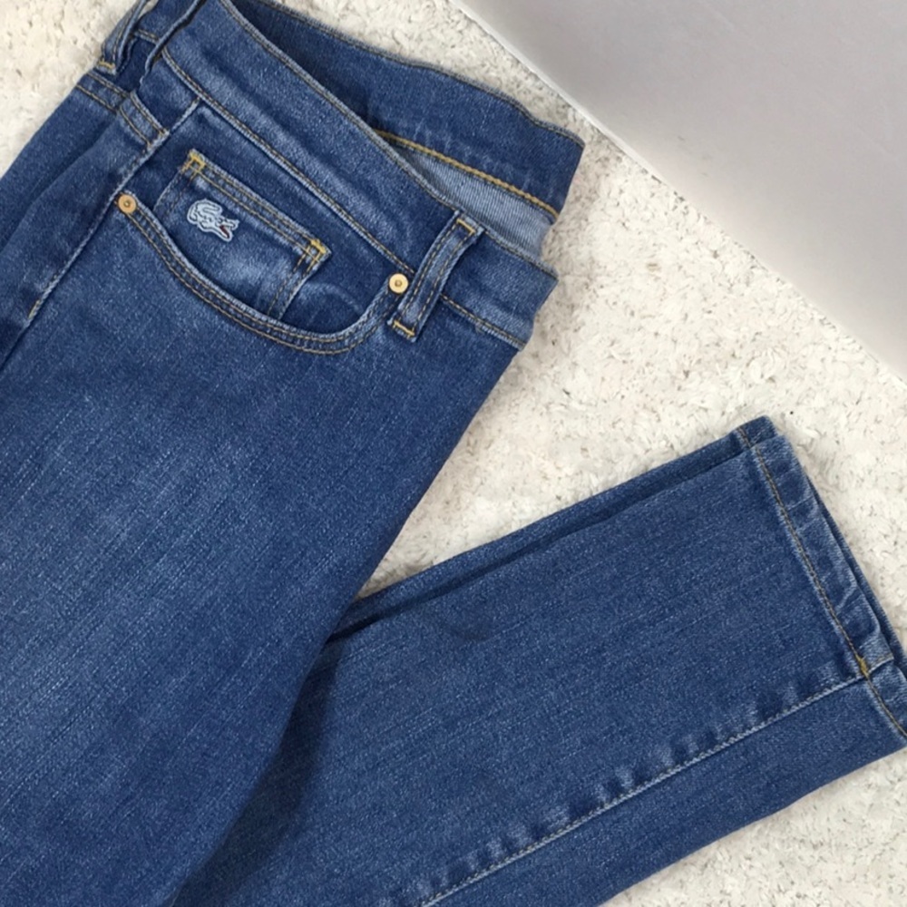 LaCoste Live blue skinny jeans vintage